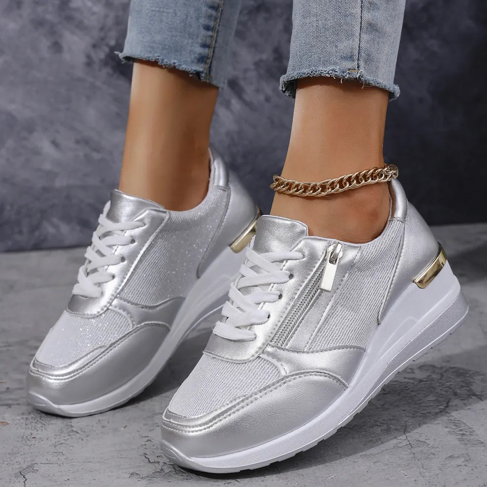 Velira | Comfort Sneakers met Zijrits voor Dames