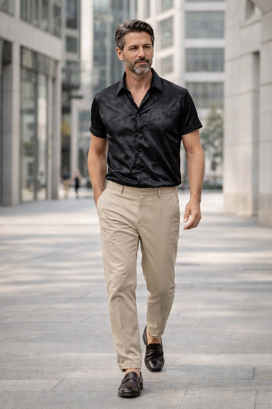 Lorenzo l Luxe Herenpolo met Tijdloze Pasvorm