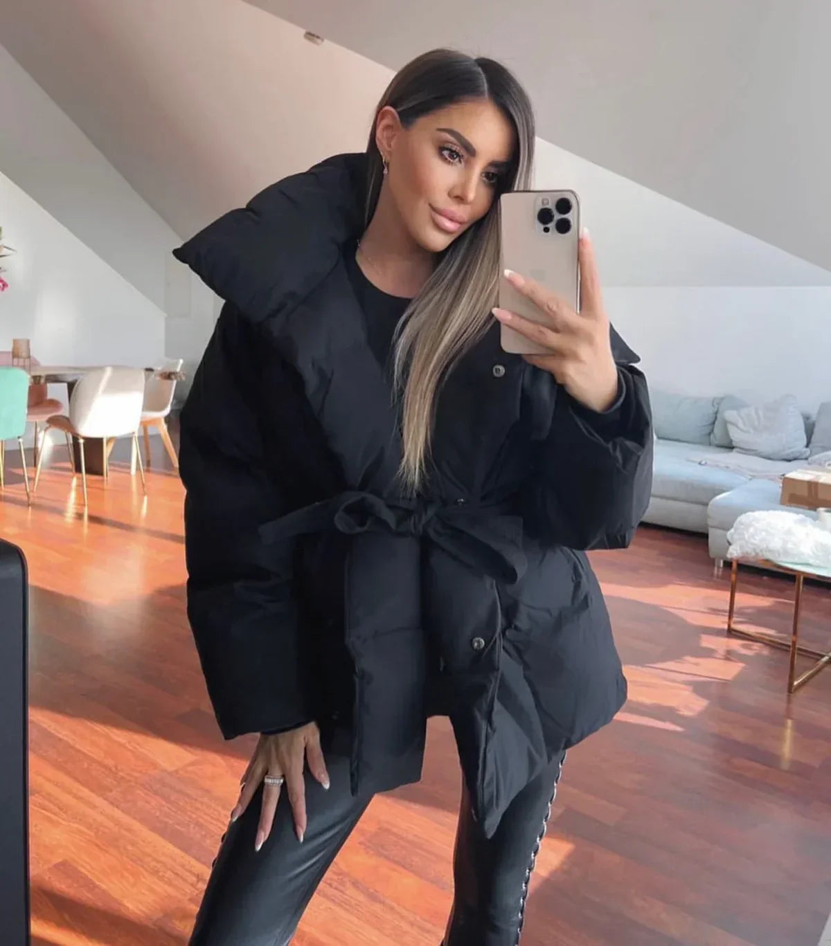 Rosa | Elegante Gewatteerde Jas