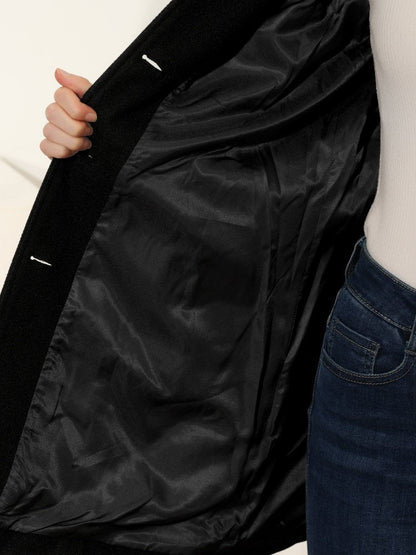 Helena | Elegante dames wintermantel met één knoop