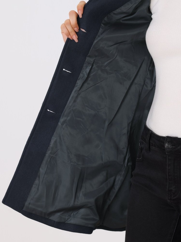 Helena | Elegante dames wintermantel met één knoop